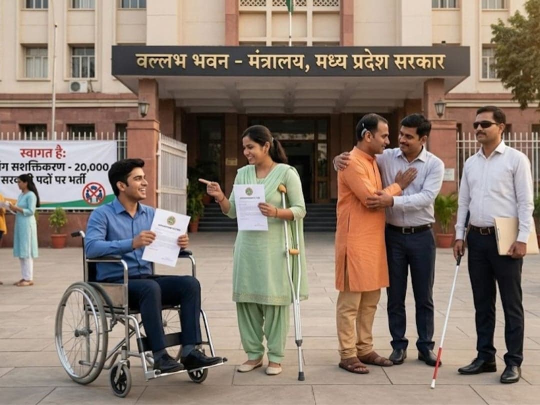 दिव्यांग भर्ती अभियान: मध्य प्रदेश में 20 हजार खाली पदों को भरने का कार्य शुरू