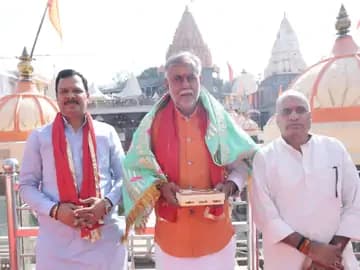 महाकाल दर्शन के बाद मंत्री प्रहलाद सिंह पटेल ने कहा: उज्जैन की विकास यात्रा को मिलेगी गति