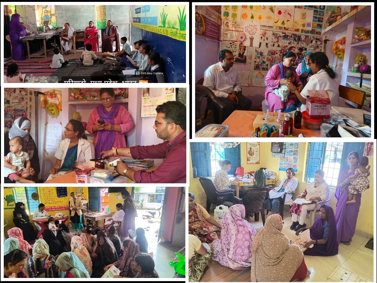 स्वास्थ्य विभाग ने आयोजित किए 229 ग्राम स्वास्थ्य सत्र, बच्चों के टीकाकरण पर विशेष जोर