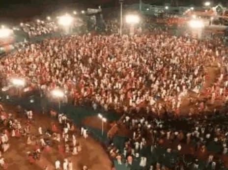 भोपाल में अभिव्यक्ति गरबा: पीकॉक और अर्धनारीश्वरी थीम में पहुंचे प्रतिभागी