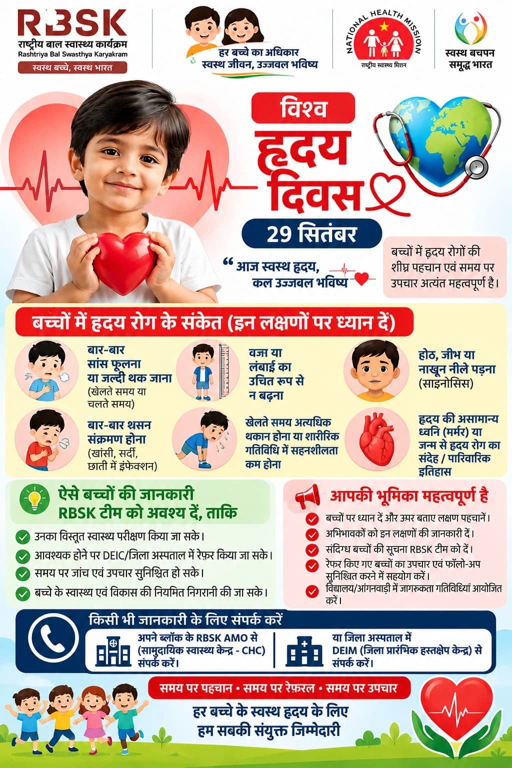 जिला चिकित्सालय में विश्व हृदय दिवस पर गतिविधियां आयोजित