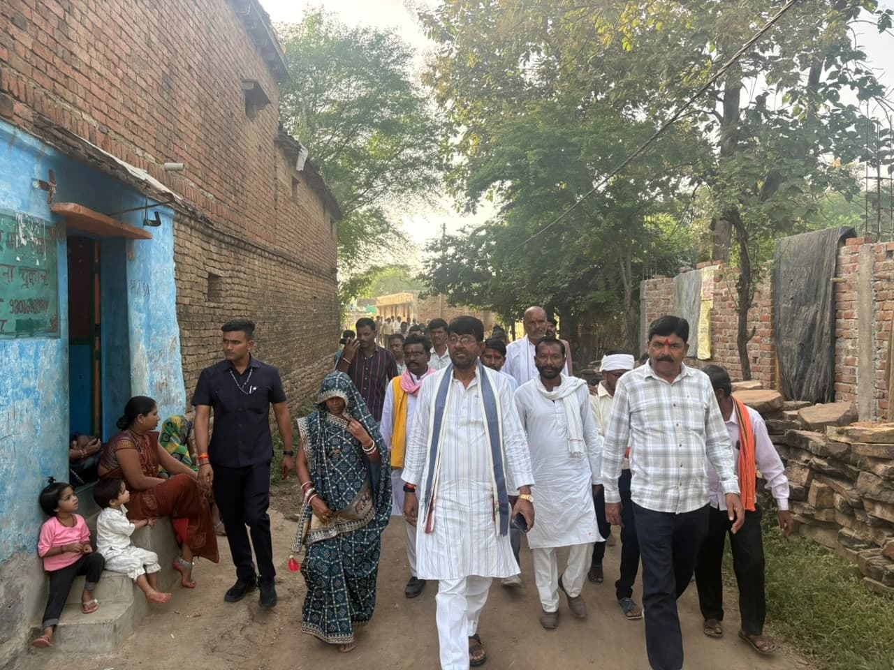 राज्यमंत्री लखन पटेल ने जामसा में किया नवनिर्मित पंचायत भवन का लोकार्पण