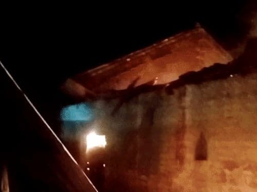 उंडासा में संदिग्ध आगजनी, गर्भवती भैंस की मौत