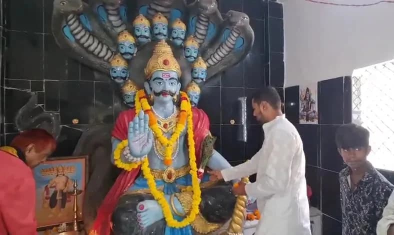 इंदौर का अनोखा दशहरा: कहीं रावण दहन, तो कहीं होती है पूजा-अर्चना