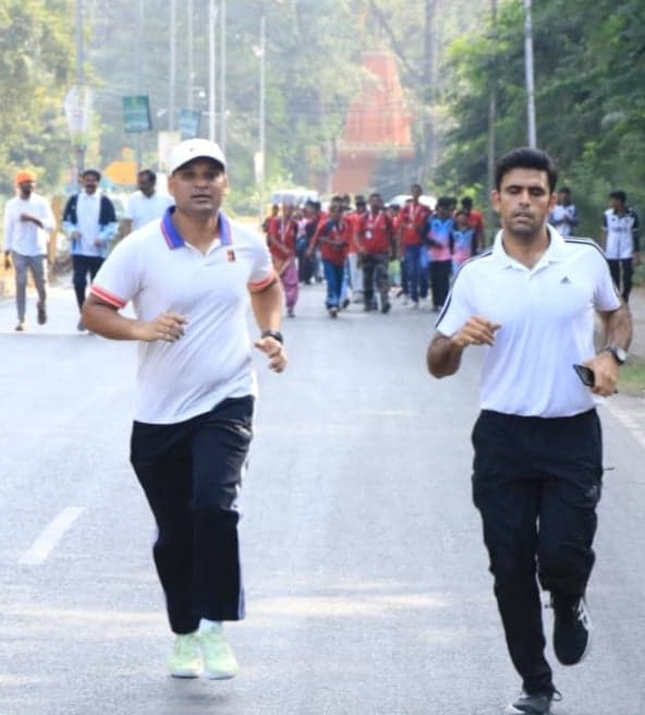 राष्ट्रीय एकता दिवस पर झाबुआ में एकता दौड़ का आयोजन, मंत्री निर्मला भूरिया ने किया शुभारंभ
