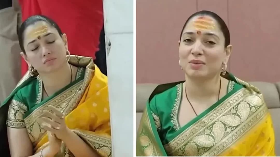 तमन्ना भाटिया ने उज्जैन पहुंचकर महाकाल के दर्शन कर लिया आशीर्वाद