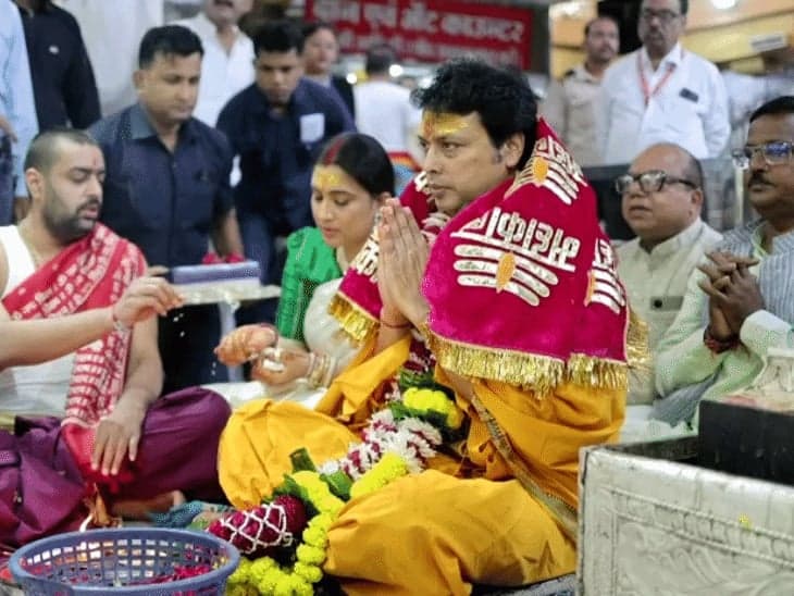 बिप्लब देब ने उज्जैन में महाकाल दर्शन कर संगठन की मजबूती के लिए की प्रार्थना