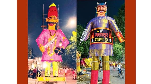 इंदौर में बारिश की चेतावनी के बीच आज होगा रावण दहन
