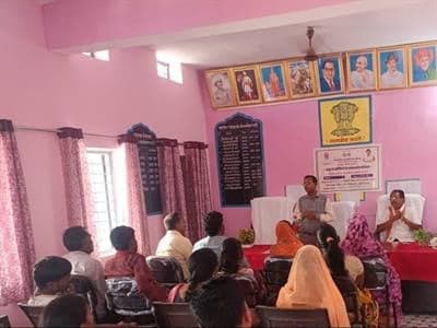 ग्राम उटेकाटा में विकास समितियों का शक्ति संचय कार्यक्रम संपन्न