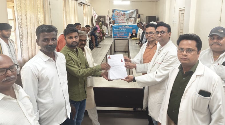 जबलपुर में संत रामपाल जी के शिष्यों ने मृत्यु के बाद सेवा का संकल्प लिया