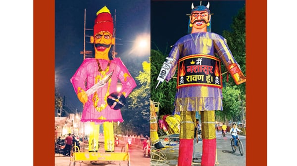 इंदौर में बारिश की चेतावनी के बीच आज होगा रावण दहन